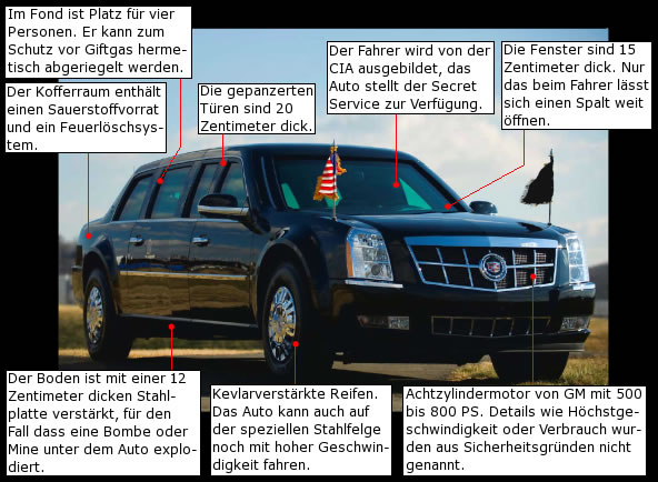 Cadillac One - US-Präsidenten Limousine