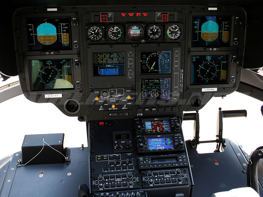 Cockpit Rega Hubschrauber EC 145
