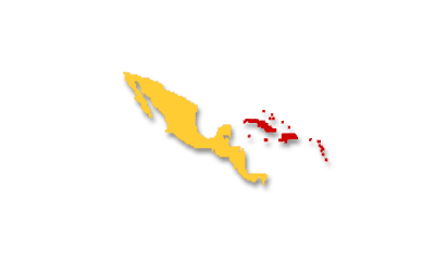 Mittelamerika & Karibik Karte